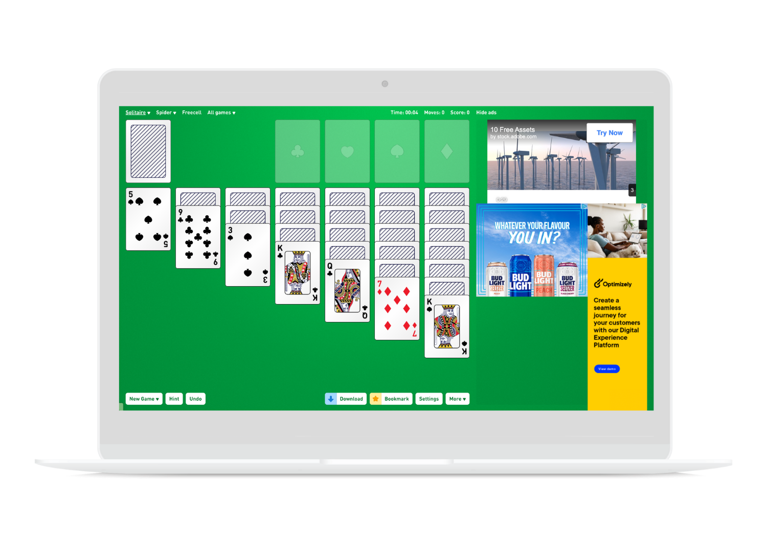 Case Study – Online Solitaire Desktop